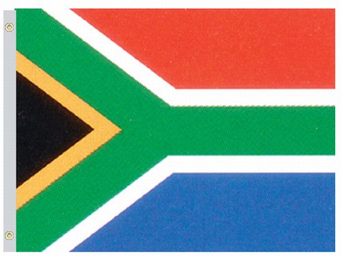 2X3FT Perma-Nyl SOUTH AFRICA DYED FLAG