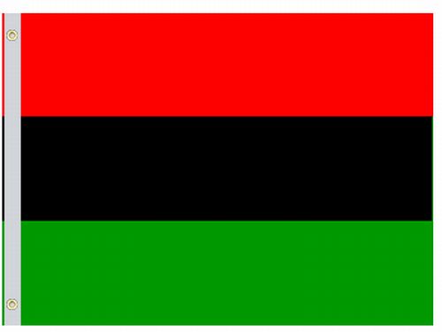 2X3FT Perma-Nyl AFRICAN-AMERICAN SEWN FLAG