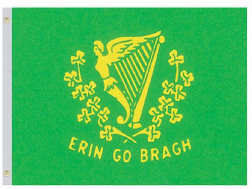 Valprin 4x6 Inch Irish American Stick Flag (minimum order 12)