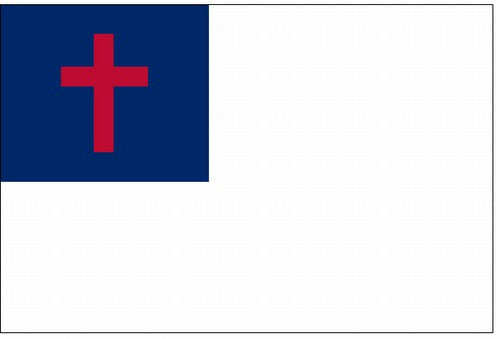 Perma-Nyl 3'x5' Nylon Outdoor Christian Flag