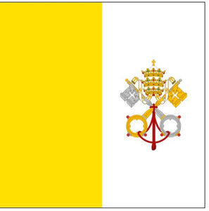 Perma-Nyl 4'x6' Nylon Outdoor Papal/Vatican Flag