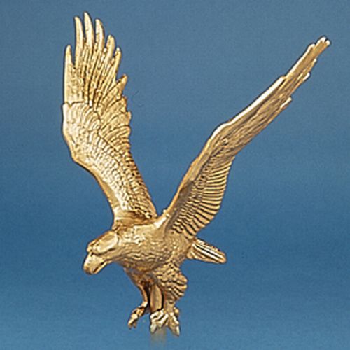 12IN GOLD ALUMINUM EAGLE