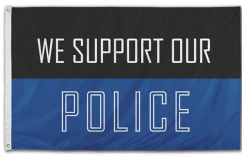 We Support Our Police 3'x5' Flag