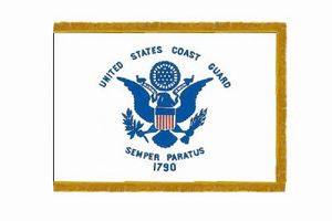 Perma-Nyl 3' x 5' Nylon Indoor Coast Guard Flag