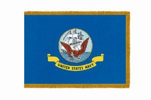 Perma-Nyl 4' x 6' Nylon Indoor Navy Flag