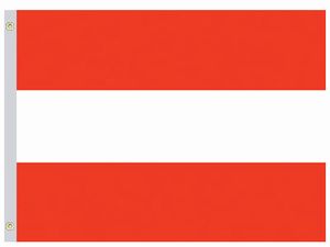 Valprin 4 x 6 Inch Austria Stick Flag (minimum order 12)